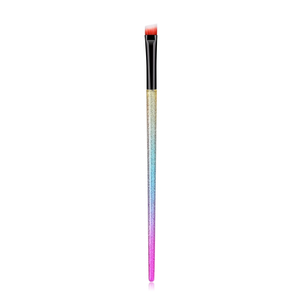 Rainbow individual eyebrow makeup brush