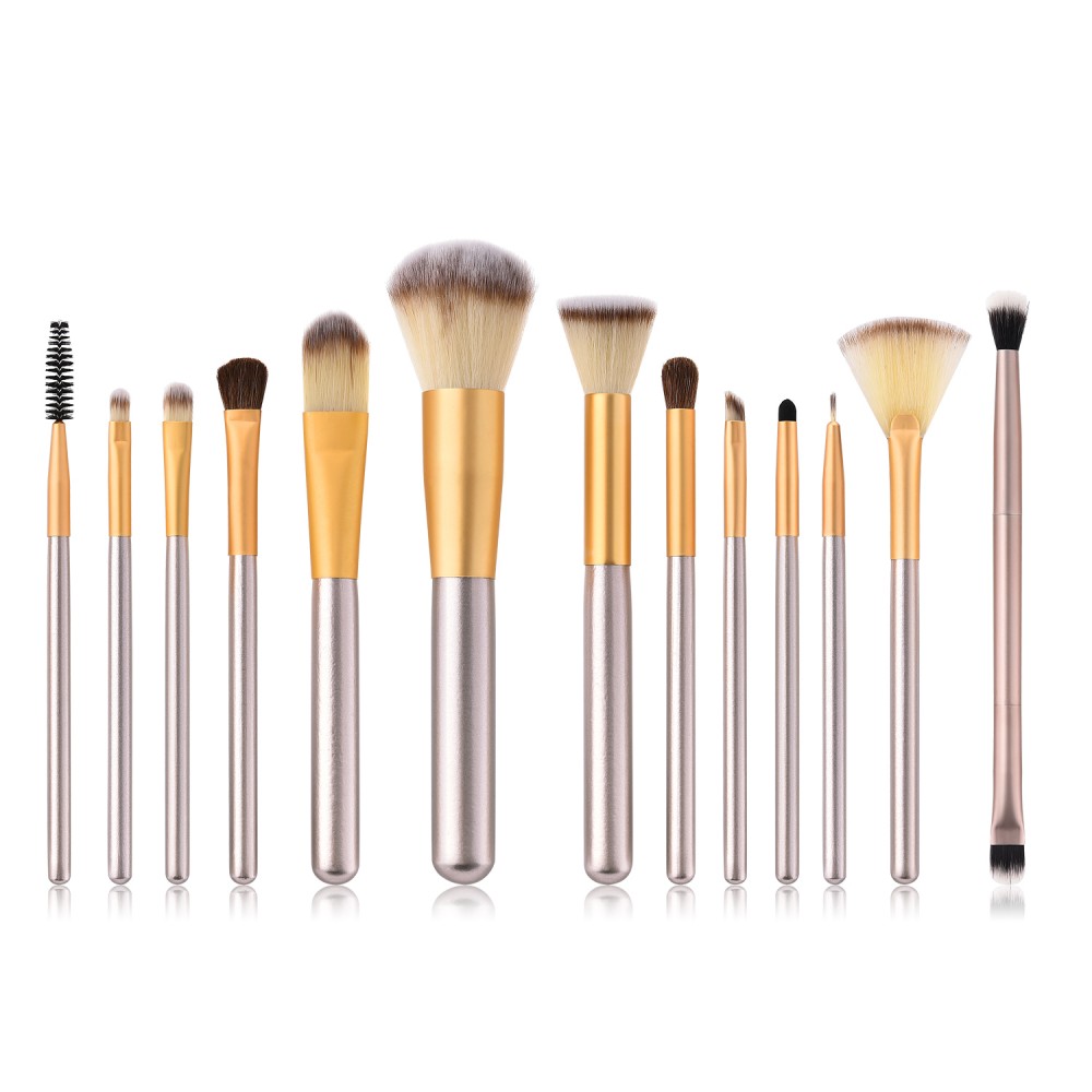 Professional 13 piece makeup brushes set