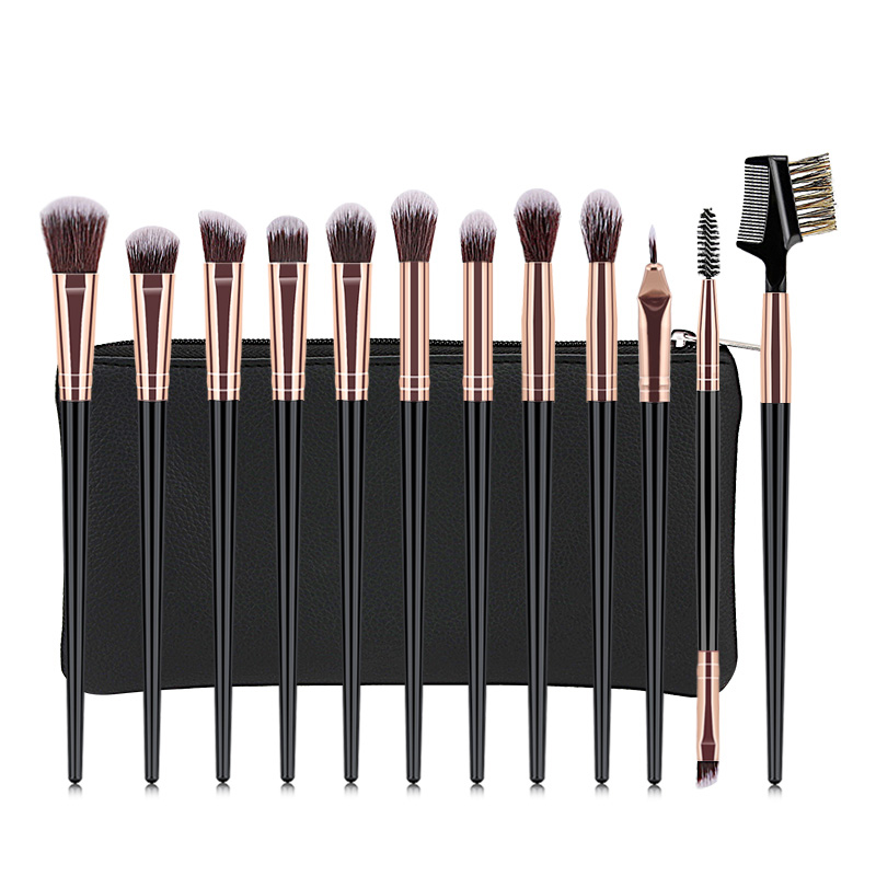 Professional 12 piece makeup brushes set