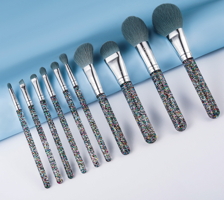 acrylic makeup brushes set customized